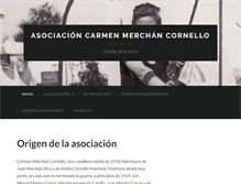 Tablet Screenshot of carmenmerchan.com